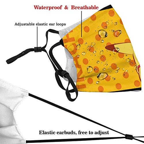 Dust Mask Anime animal Cute Mouse Pika&chu Mouth Mask Fashion Prin...