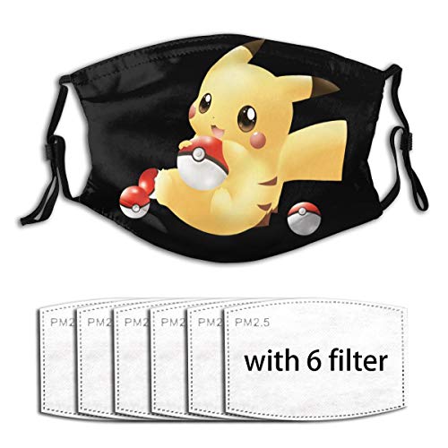 Dust Mask Anime animal Cute Mouse Pika&chu Mouth Mask Fashion Prin...