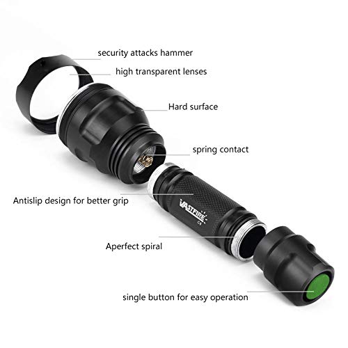 VASTFIRE 150 yard Green Flashlight Hog Pig Varmint Predator Boar N...