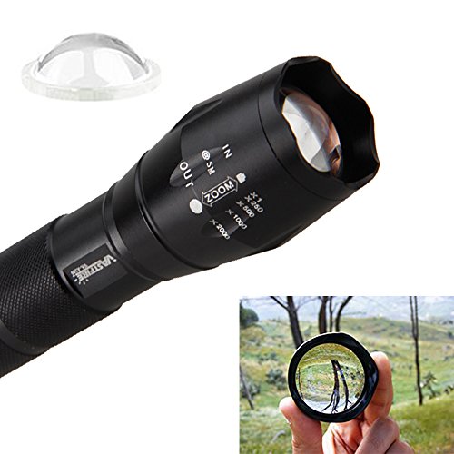 VASTFIRE 350 Yard Green Hunting light Zoomable Flashlight Hog Pred...