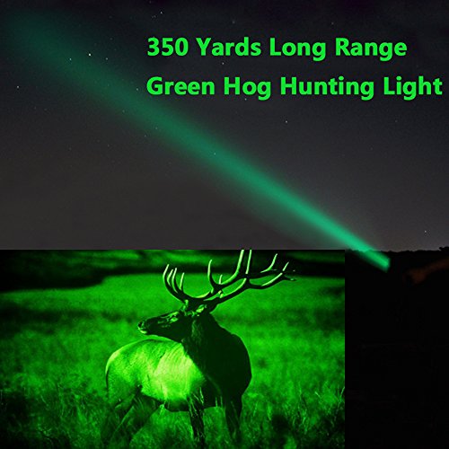 VASTFIRE Hunting Light 1000 Lumen Bright CREE Green LED Flashlight...
