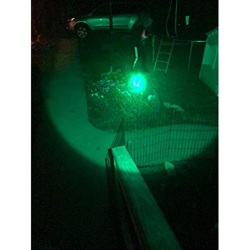VASTFIRE Hunting Light 1000 Lumen Bright CREE Green LED Flashlight...