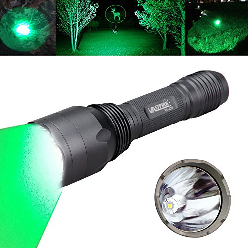 VASTFIRE Hunting Light 1000 Lumen Bright CREE Green LED Flashlight...