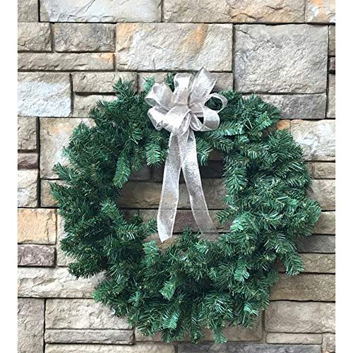 VATIN Glitter Metallic Silver Ribbon 1 inches Wide Sparkly Fabric ...