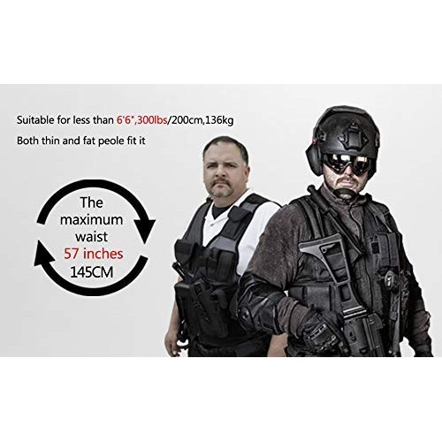 YAKEDA Tactical CS Field Vest Outdoor Ultra-Light Breathable Comba...