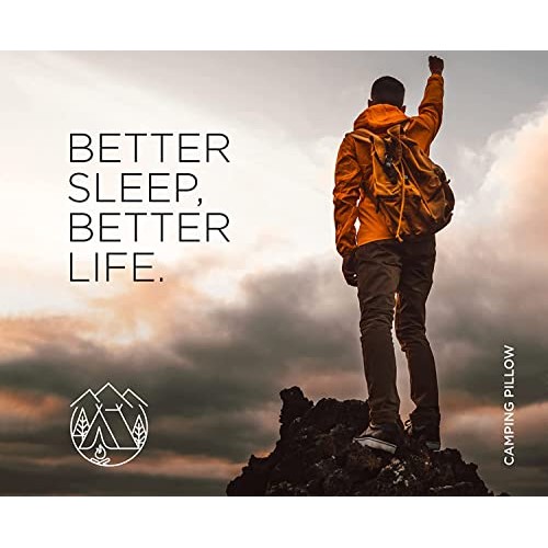 Vaverto Camping Pillow - Travel Pillow -Backpacking, Airplane, Sma...