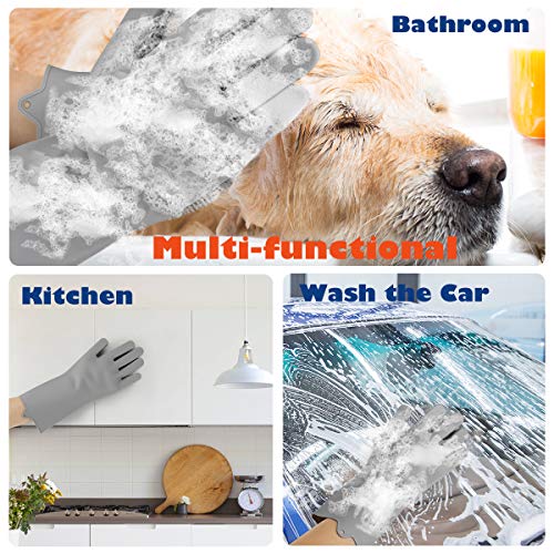 VavoPaw Pet Hair Remover, Gentle Magic Pet Grooming Gloves, Effici...