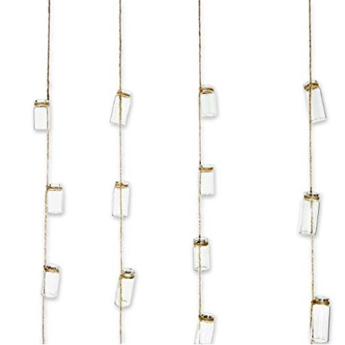 VBgree Wall Hanging Glass Planter - Rustic Glass Wall Plant Holder...