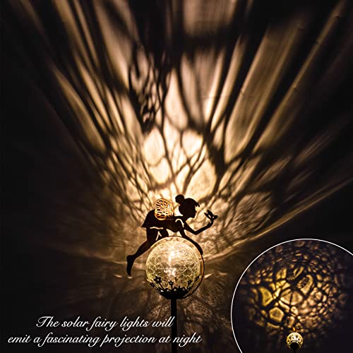 Garden Decor Outdoor Solar Fairy Lights - Spring Garden Light Meta...