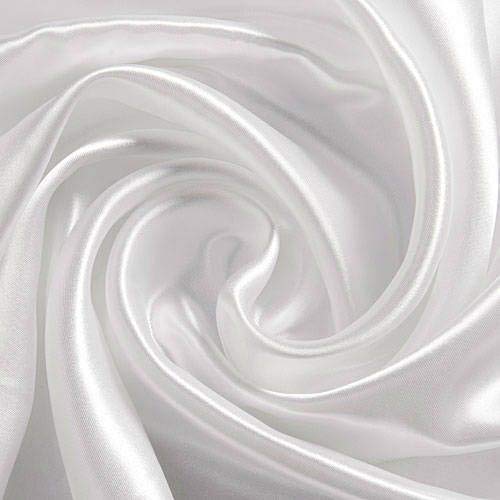 VDS - 5 Yard Charmeuse Bridal Solid Satin Fabric for Wedding Dress...