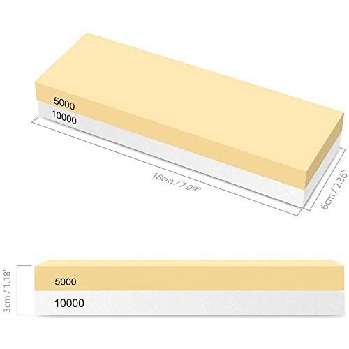 Whetstone 5000/10000 Grit Sharpening Stone, VECU 2 Side Polishing ...