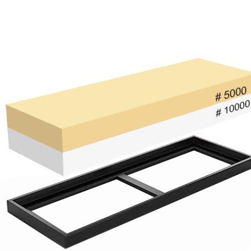 Whetstone 5000/10000 Grit Sharpening Stone, VECU 2 Side Polishing ...