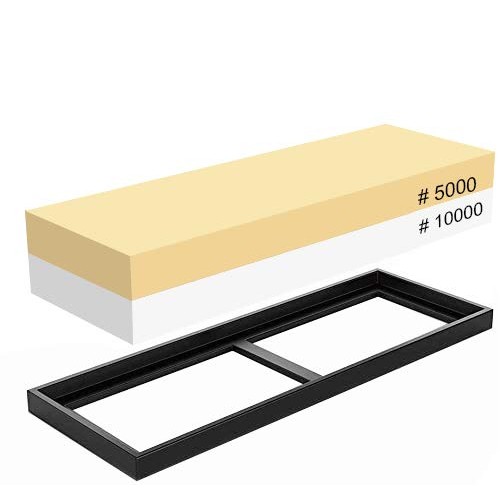Whetstone 5000/10000 Grit Sharpening Stone, VECU 2 Side Polishing ...