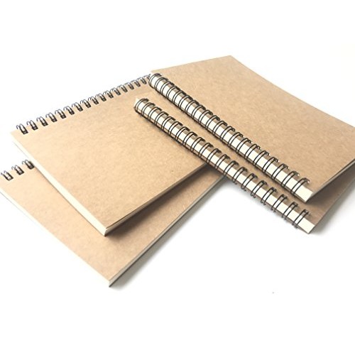 VEEPPO A5 Wirebound Notebooks Bulk Journals Spiral Steno Pads Blan...