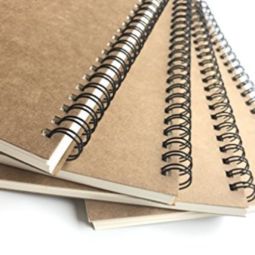 VEEPPO A5 Wirebound Notebooks Bulk Journals Spiral Steno Pads Blan...