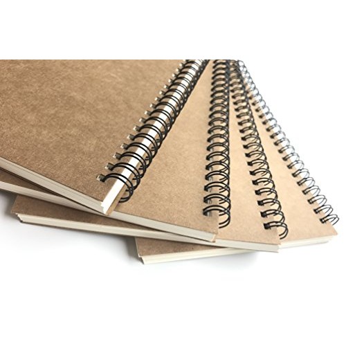 VEEPPO A5 Wirebound Notebooks Bulk Journals Spiral Steno Pads Blan...
