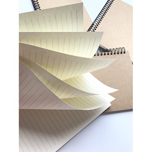 VEEPPO A5 Wirebound Notebooks Bulk Journals Spiral Steno Pads Blan...