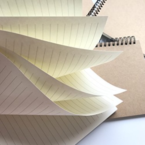 VEEPPO A5 Wirebound Notebooks Bulk Journals Spiral Steno Pads Blan...