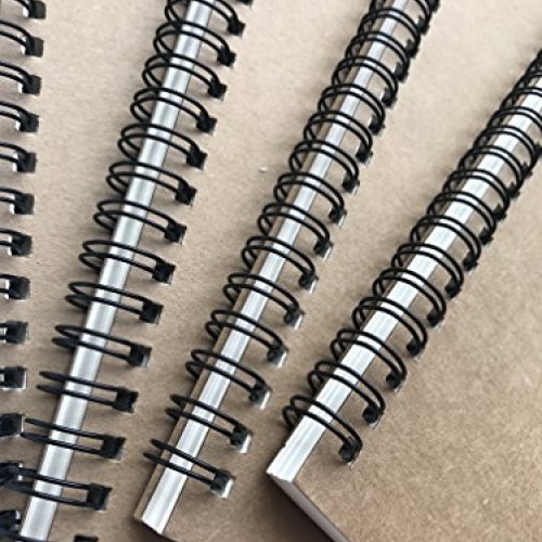 VEEPPO A5 Wirebound Notebooks Bulk Journals Spiral Steno Pads Blan...