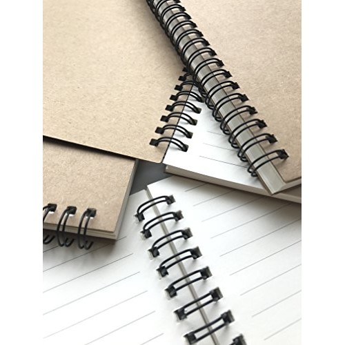 VEEPPO A5 Wirebound Notebooks Bulk Journals Spiral Steno Pads Blan...