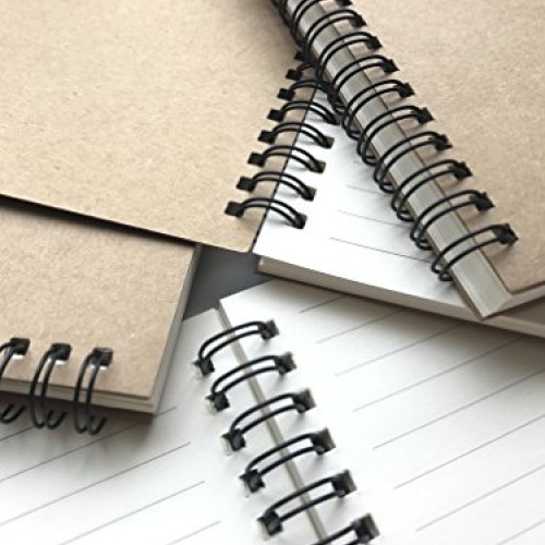VEEPPO A5 Wirebound Notebooks Bulk Journals Spiral Steno Pads Blan...