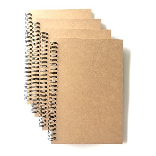 VEEPPO A5 Wirebound Notebooks Bulk Journals Spiral Steno Pads Blan...