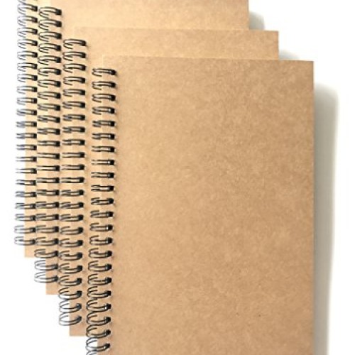 VEEPPO A5 Wirebound Notebooks Bulk Journals Spiral Steno Pads Blan...