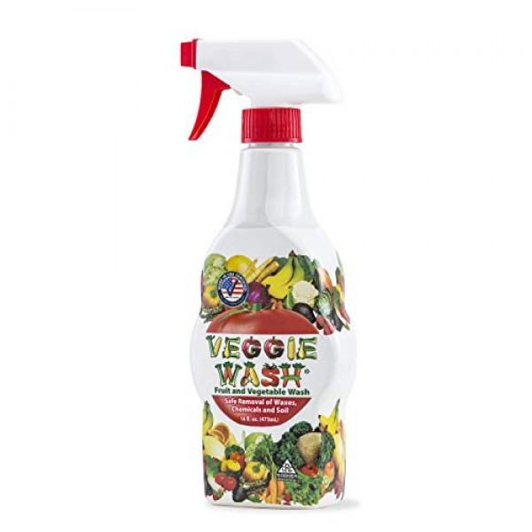Veggie Wash Natural Fruit & Vegetable Wash, 16-Ounce Spray