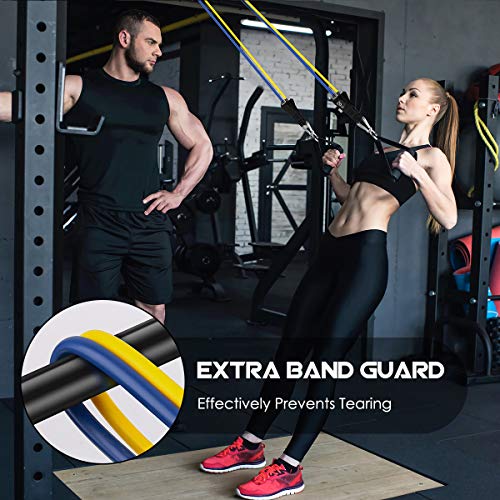 VEICK Resistance Bands Set,Workout Bands,Exercise Bands,5 Tube Fit...