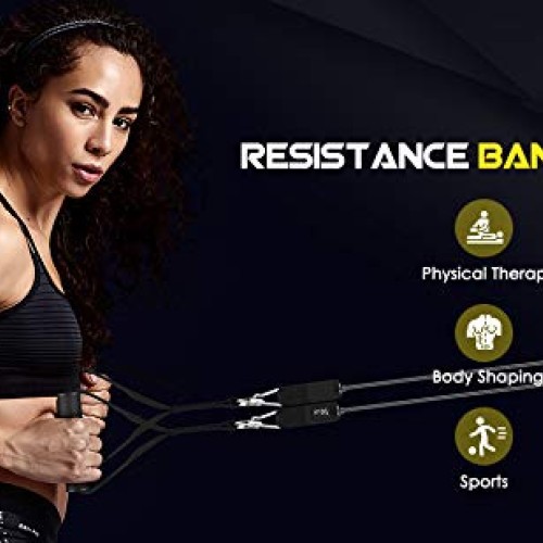 VEICK Resistance Bands Set,Workout Bands,Exercise Bands,5 Tube Fit...