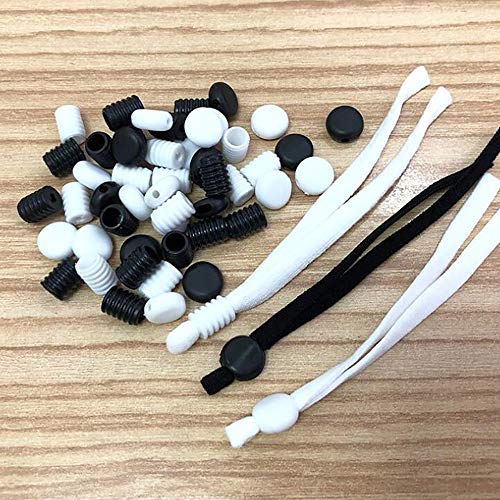 VEIREN 100 Pieces Elastic Bands with Adjustable Buckle High Stretc...