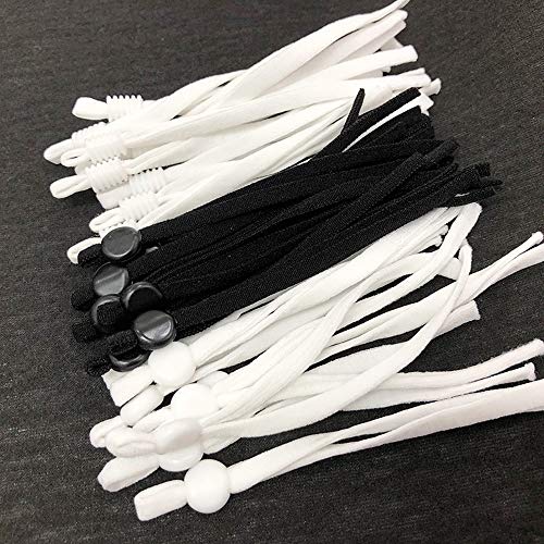 VEIREN 100 Pieces Elastic Bands with Adjustable Buckle High Stretc...