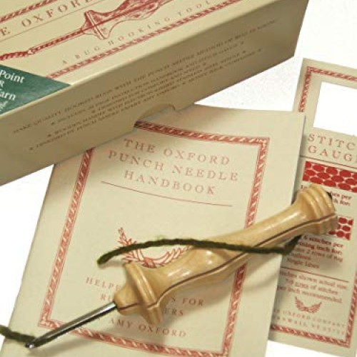 Oxford Wood Punch Needle Rug Hooking Tool The Mini #14 1/8 Fine