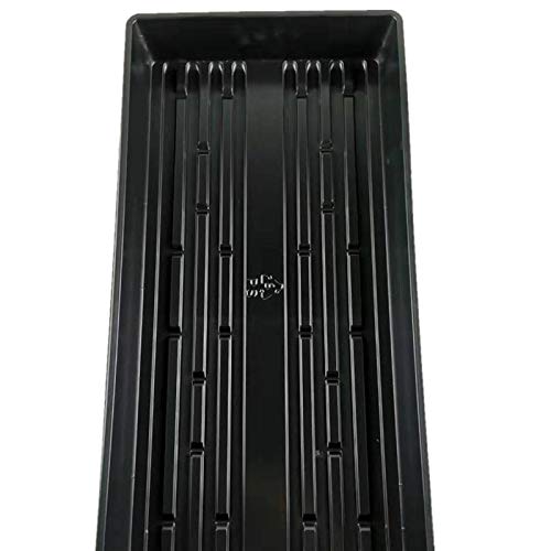 VELIHOME Plastic Growing Trays Rectangular Seedling Trough Withou...