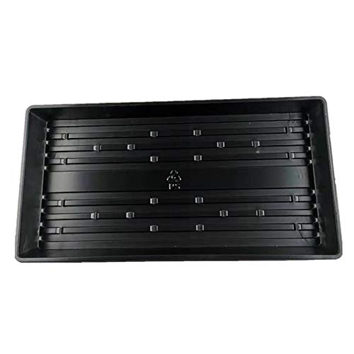 VELIHOME Plastic Growing Trays Rectangular Seedling Trough Withou...