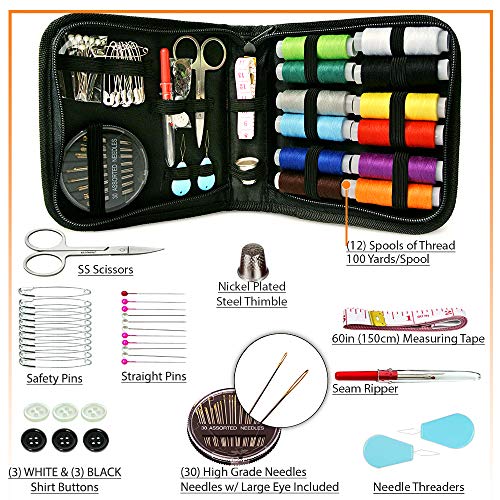 SEWING KIT, a NEEDLE & THREAD KIT for SEWING – Travel Sewing Kits ...