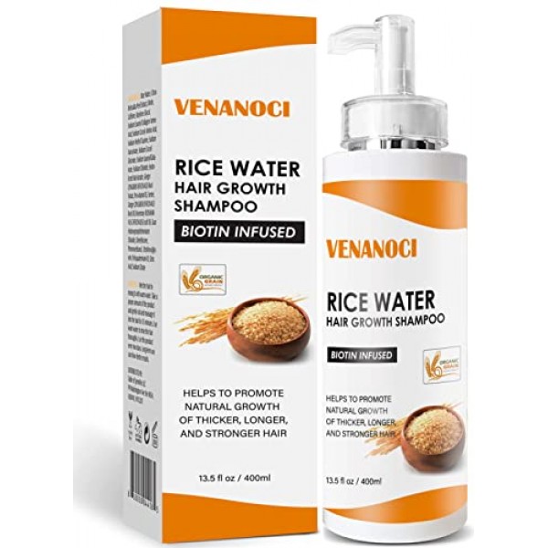 Rice Water for Hair Growth Shampoo for Thinning Hair and Hair Loss...
