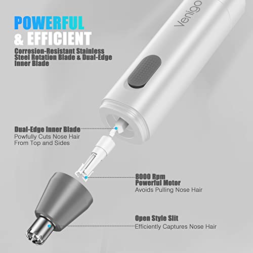 Professional Ear and Nose Hair Trimmer Clipper for Men and Women, ...