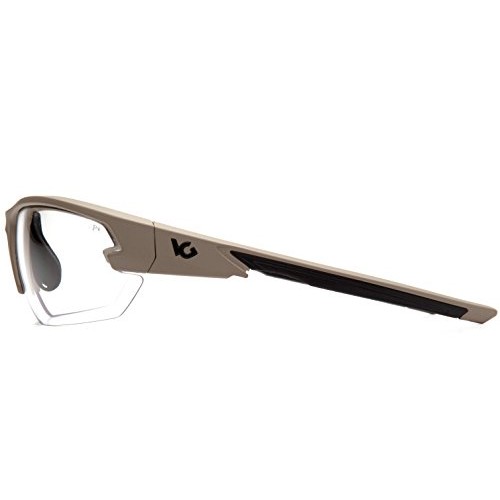 Venture Gear Semtex 2.0 Tan Frame Clear Anti Fog Lens, VGST1410T