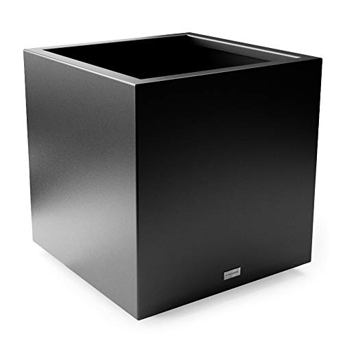 Veradek Metallic Series Indoor/Outdoor Cube Planter