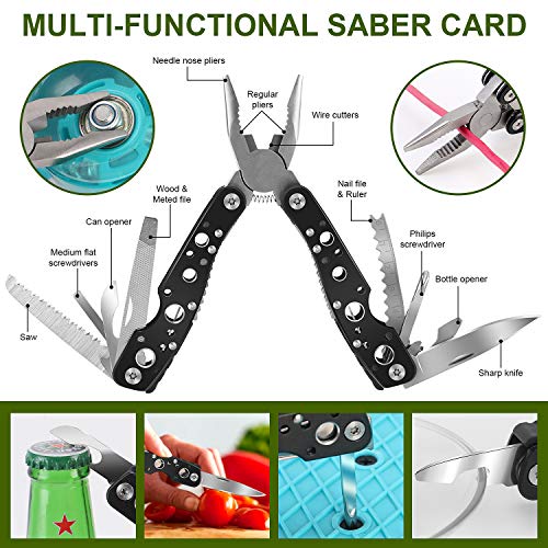 Survival Kit, 32 in 1 Professional Emergency Survival Gear Equipme...