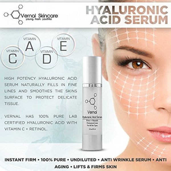 Vernal Skincare - Best Hyaluronic Acid Serum With Vitamin Vitamin ...