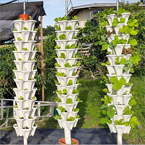 VEROP Vegetable Melon Fruit Planting Pot,4-Layer Three-Dimensional...