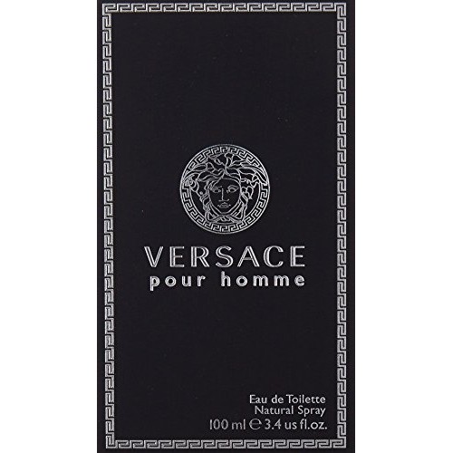 Versace Pour Homme Eau De Toilette Natural Spray, 3.4 Fl Oz