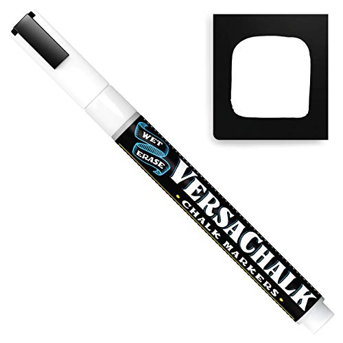 VersaChalk Chalkboard Chalk Markers - 1 White Liquid Chalk Pen, 3m...