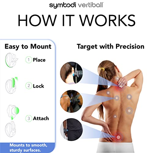 Vertiball Mountable Muscle Massage Ball for Pain Relief, Myofascia...