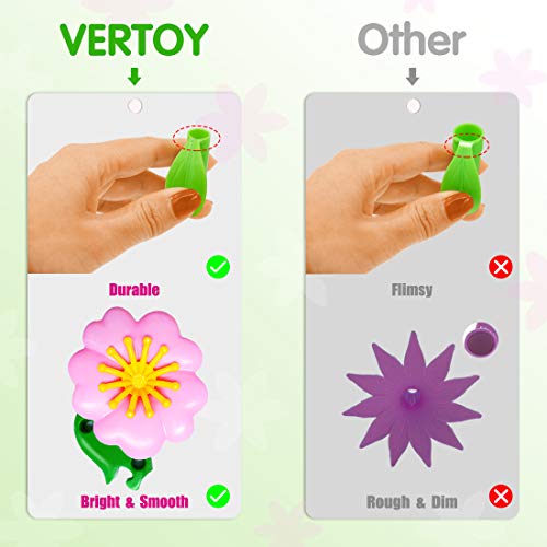 VERTOY Flower Garden Building Toy Set for 3, 4, 5, 6 Year Old Girl...
