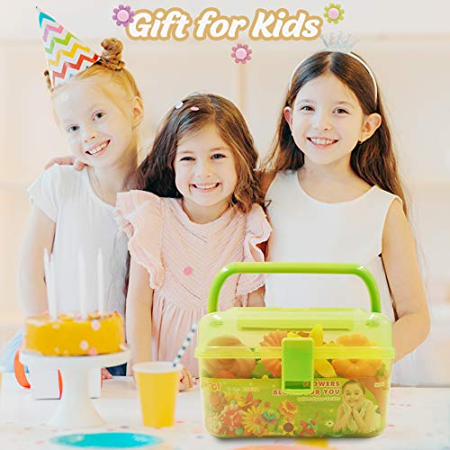 VERTOY Flower Garden Building Toy Set for 3, 4, 5, 6 Year Old Girl...