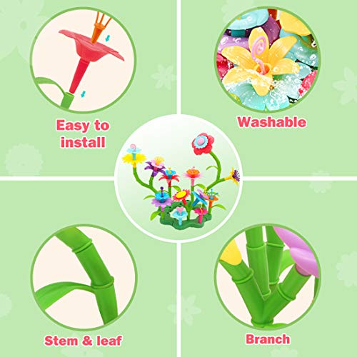 VERTOY Gifts for 3 4 5 6 Year Old Girls, Flower Garden Building To...