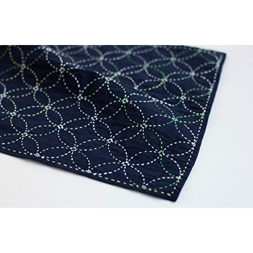 Sashiko kit, Yokota Sashiko Thread, Needles and Template Yume Fuki...